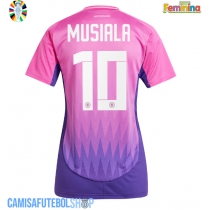 Camisa de time de futebol Alemanha Jamal Musiala #10 Replicas 2º Equipamento Feminina Europeu 2024 Manga Curta